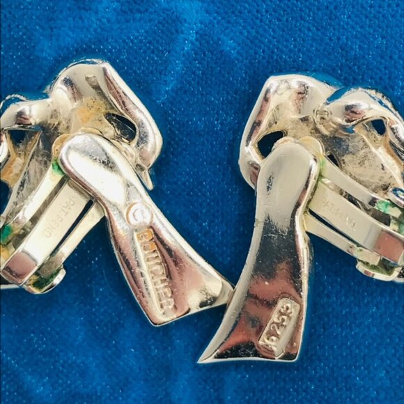 Rare Marcel Boucher Pavé Hemisphere or Pom Pom Necklace and Earrings Set - Picture 10 of 16